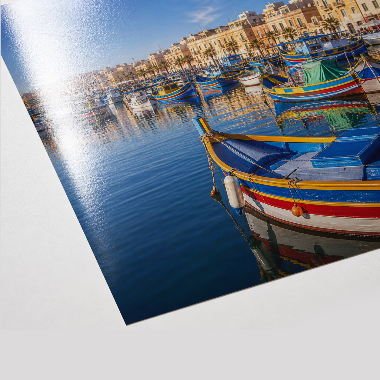 Glossy photo paper sample