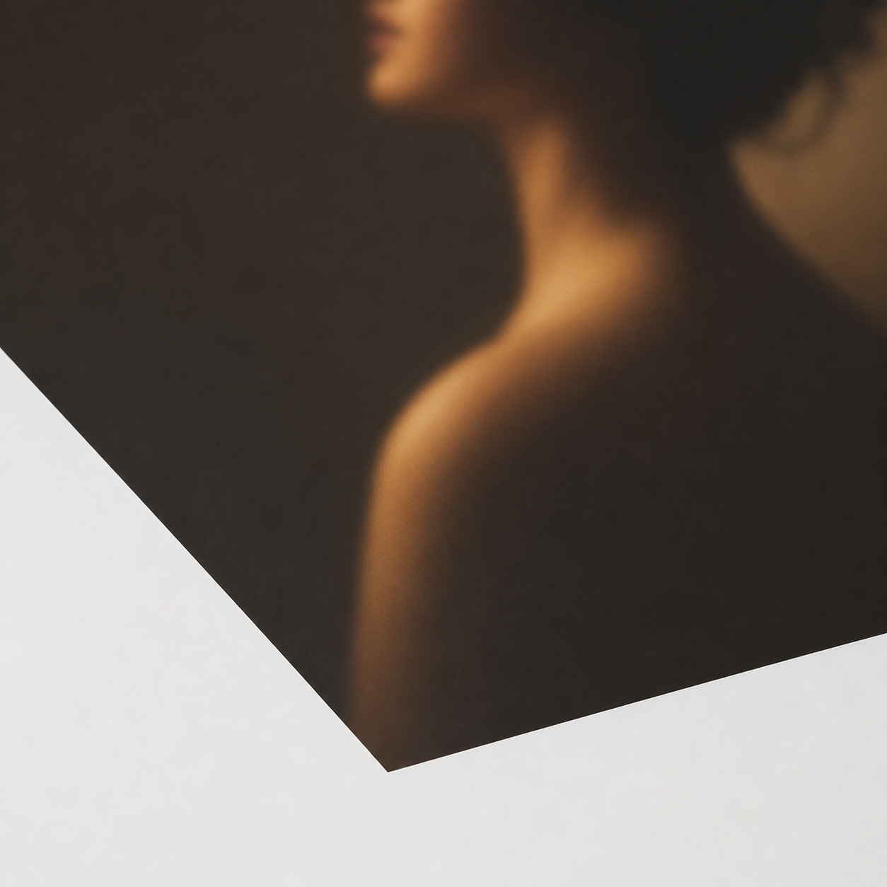 Lightly textured archival paper sample